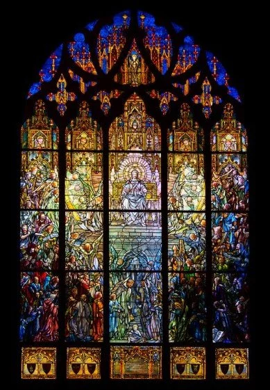 Gelman Stained Glass Museum Guided Trip with Luis Purón and Laura